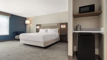 Premium bedding, memory foam beds, in-room safe, individually decorated