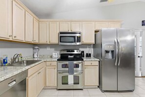 House, Multiple Beds, Kitchen (Sun and Fun- Dolphin Diversion) | Private kitchen - Sun and Fun- Dolphin Diversion (Port Orange)