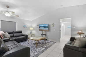 House, Multiple Beds, Kitchen (Sun and Fun- Dolphin Diversion) | Living area - Sun and Fun- Dolphin Diversion (Port Orange)