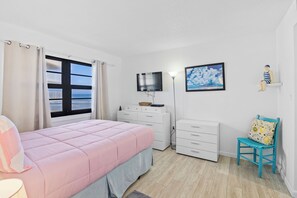 Condo, 1 Queen Bed with Sofa bed, Terrace, Ocean View (Seaward D-102) | 1 bedroom - Seaward D-102 (New Smyrna Beach)