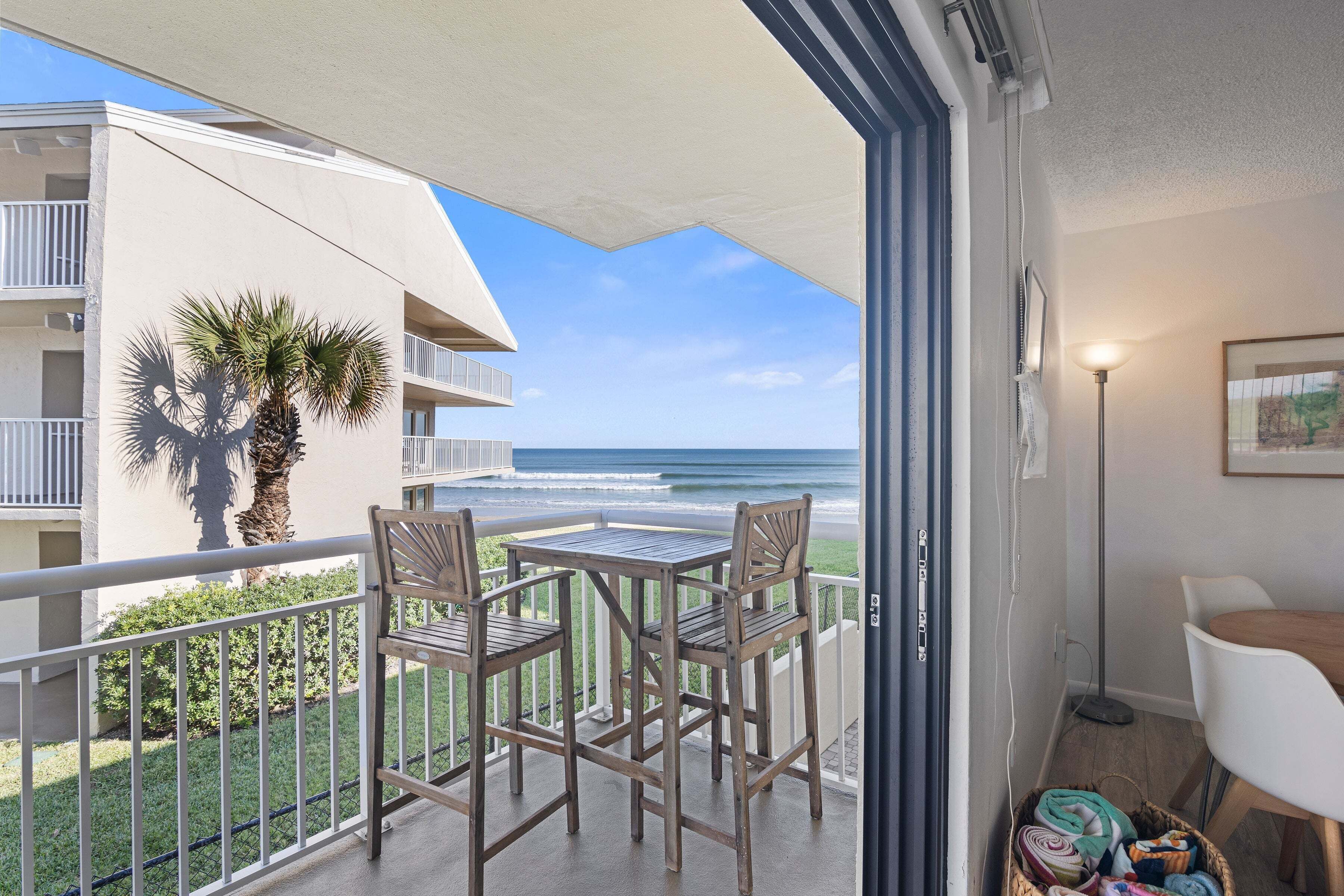Condo, 1 Queen Bed with Sofa bed, Terrace, Ocean View (Seaward D-102) | Outdoor dining