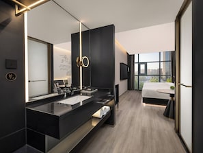 2 Double Standard Stocked Minibar Included | Premium bedding, down comforters, minibar, desk - Garner Hotel Beijing 798 Art District By Ihg (Beijing)