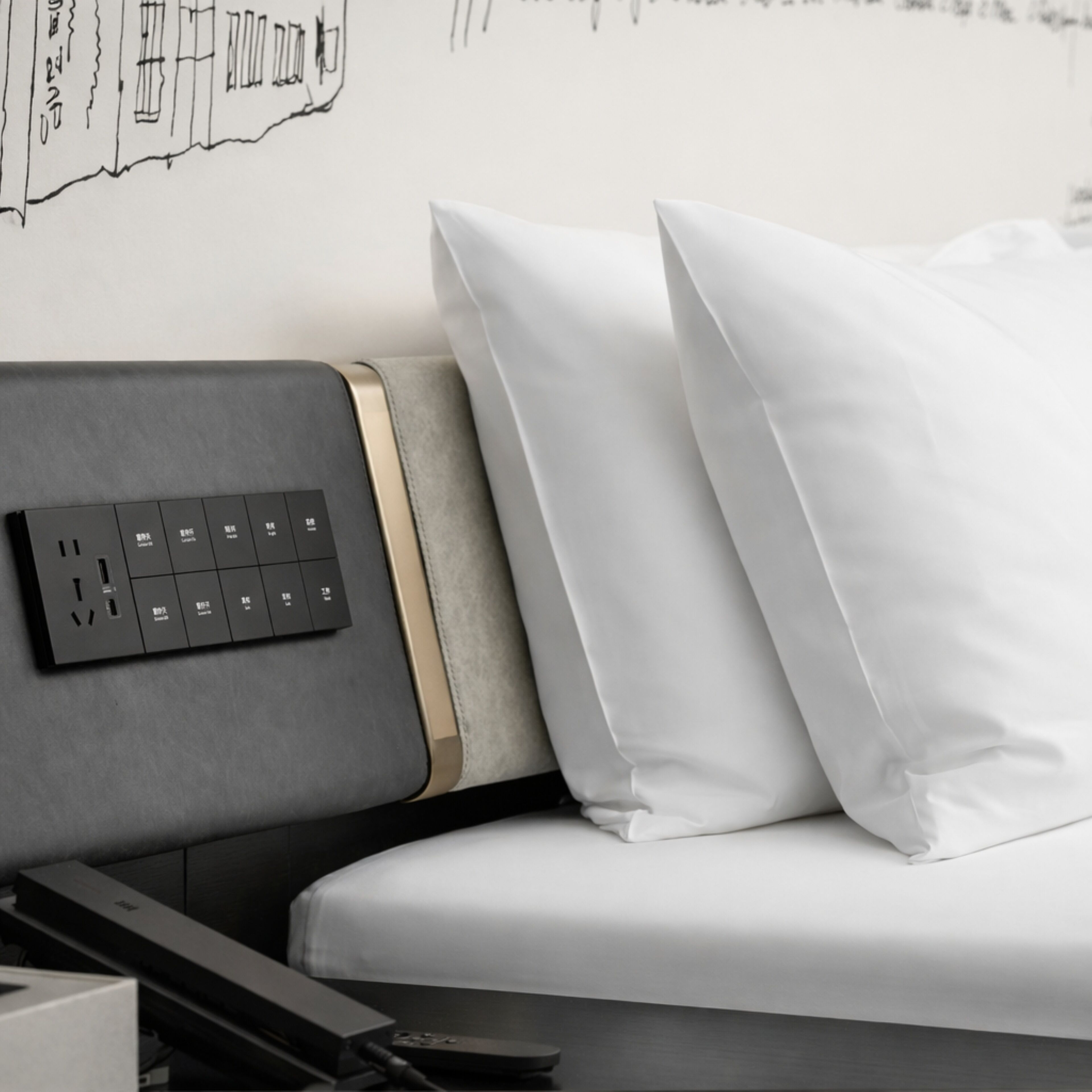 Premium bedding, down duvets, minibar, desk