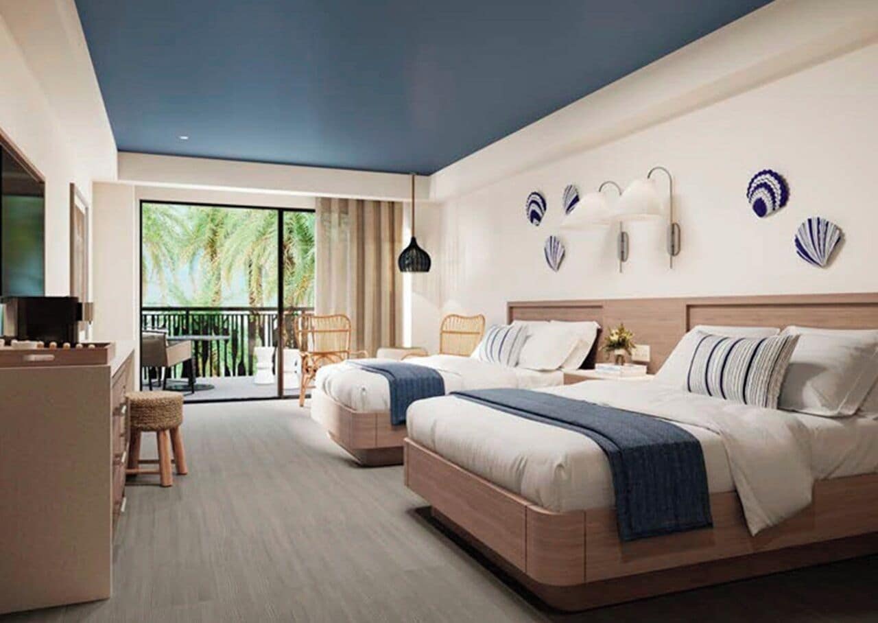 Caja fuerte, espacio para trabajar con un portátil, cortinas opacas