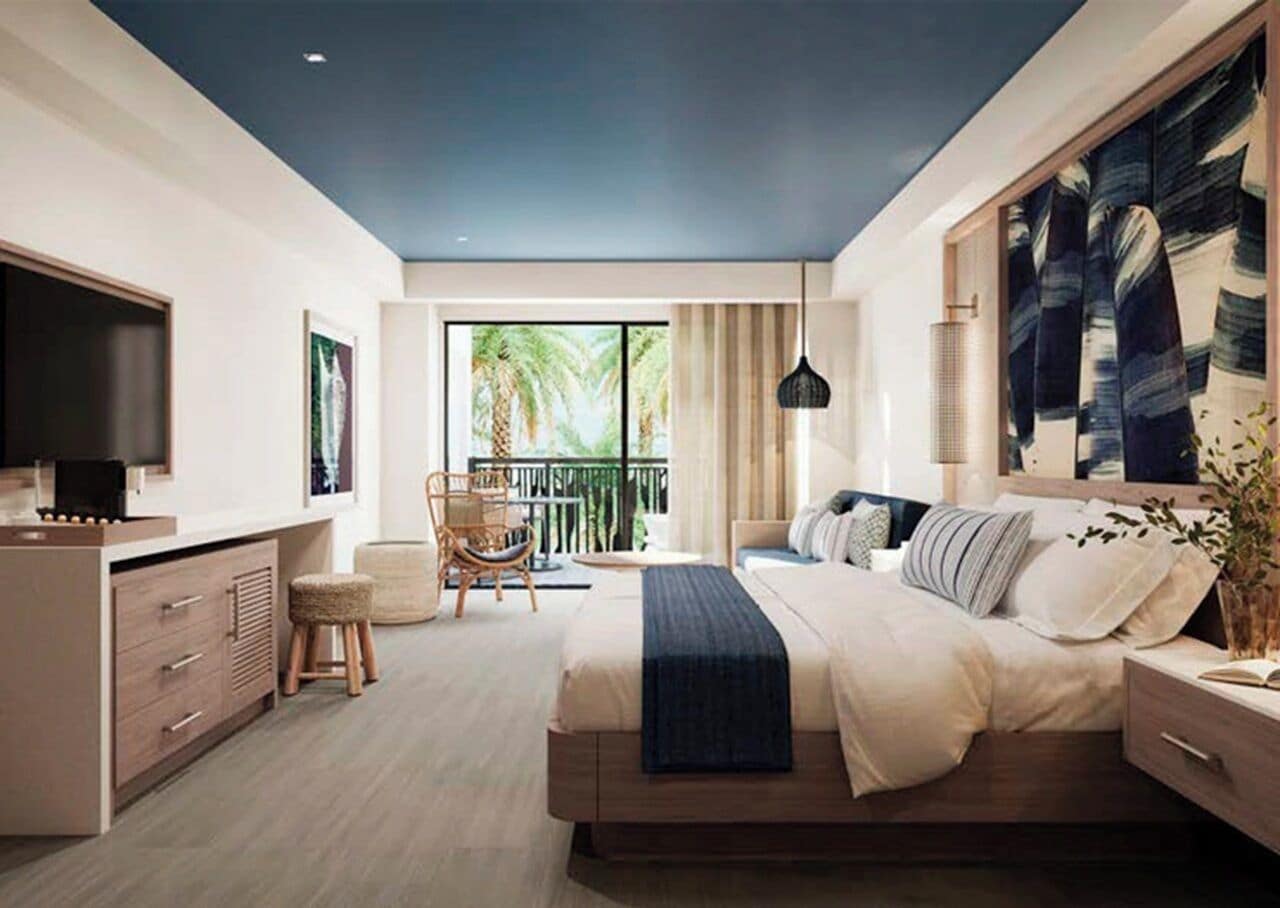 Caja fuerte, espacio para trabajar con un portátil, cortinas opacas