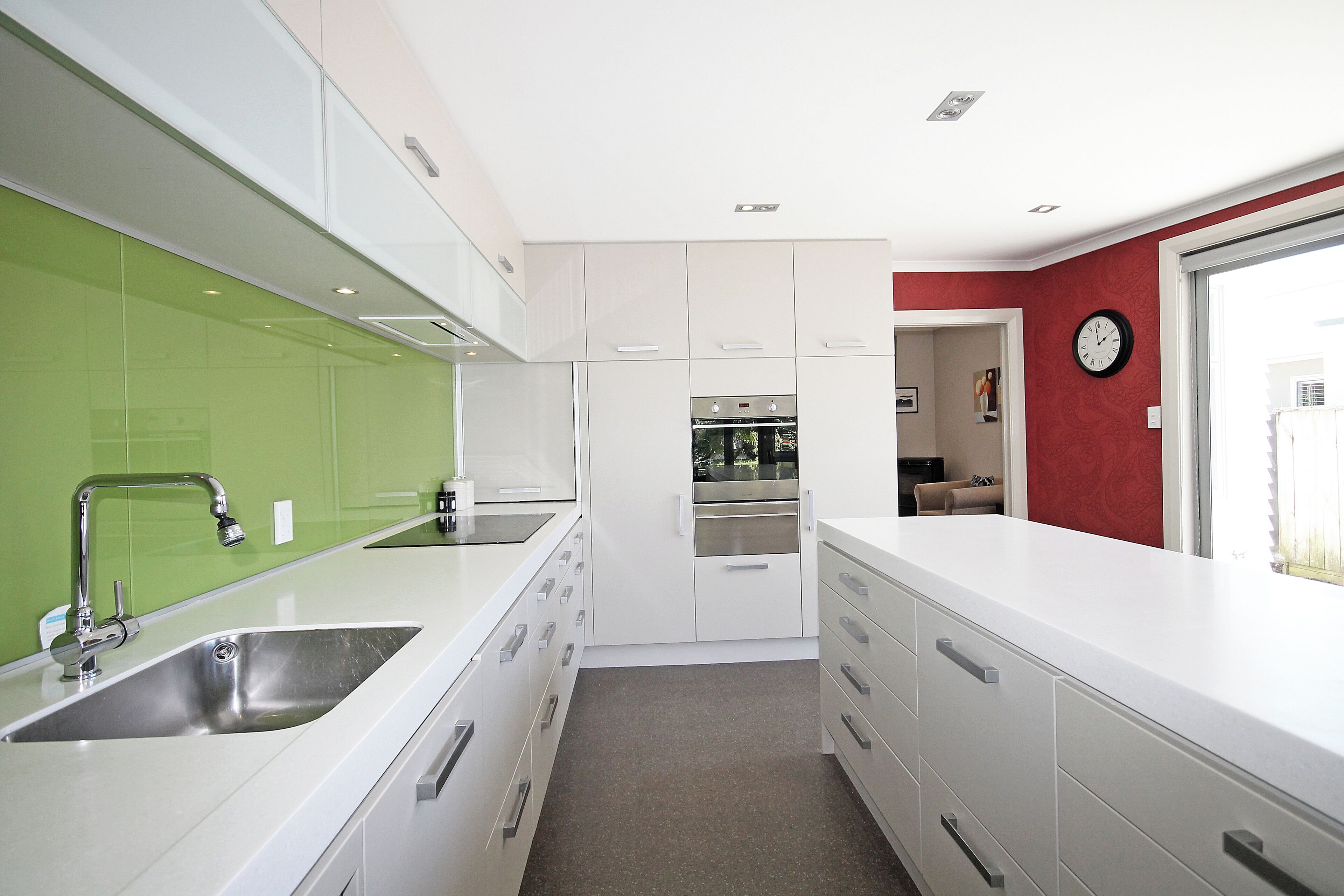 Fridge, microwave, dishwasher, toaster