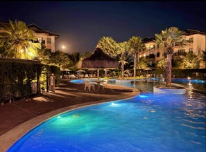 Una piscina climatizada