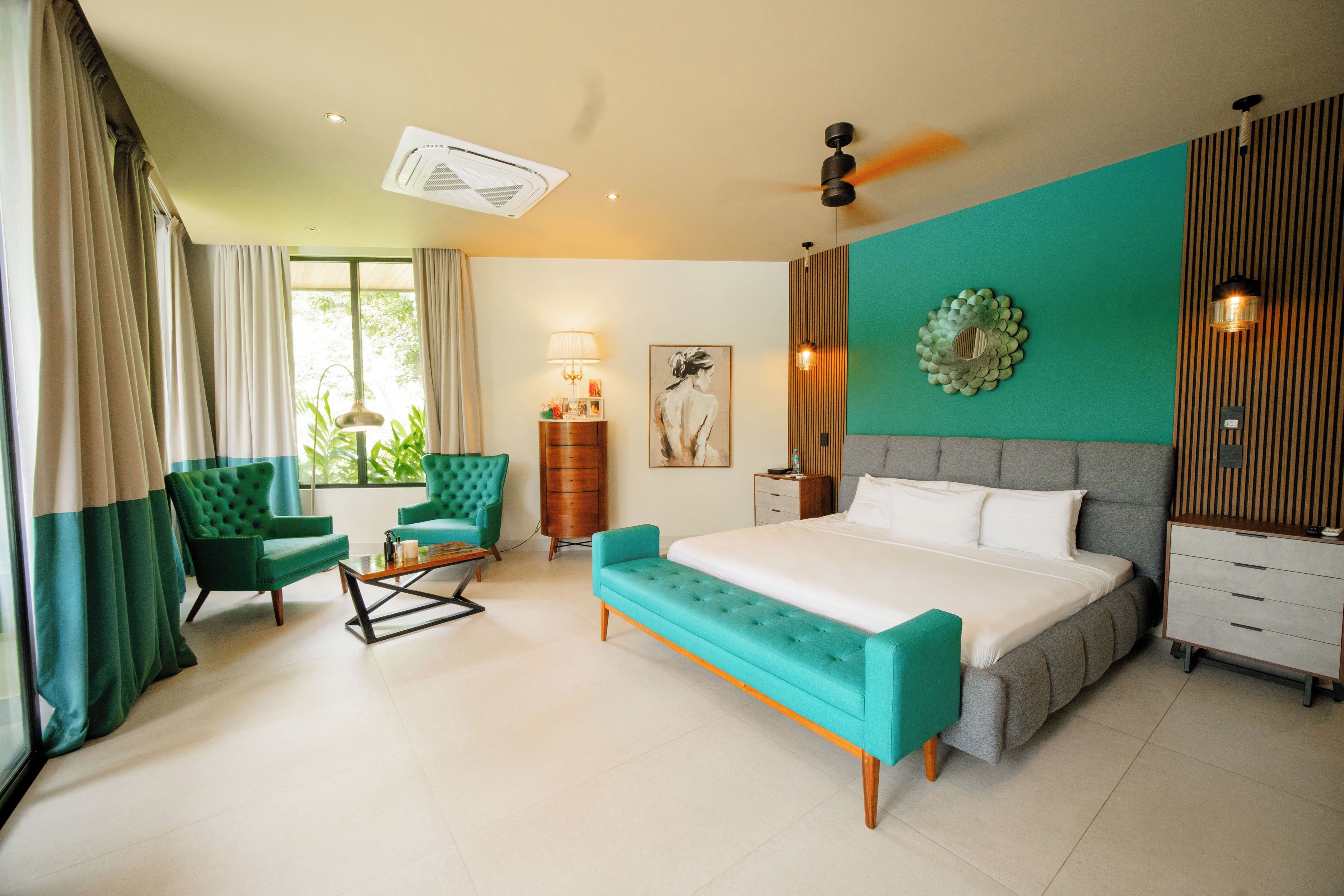 Accès Internet, draps fournis