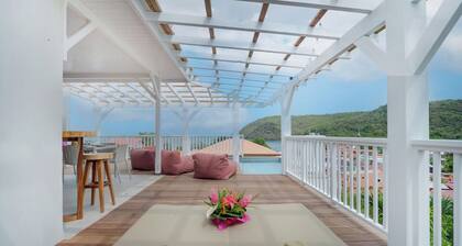 Villa Casarhum972 - 180° panoramic sea view, swimming pool & all on foot in Les Anses