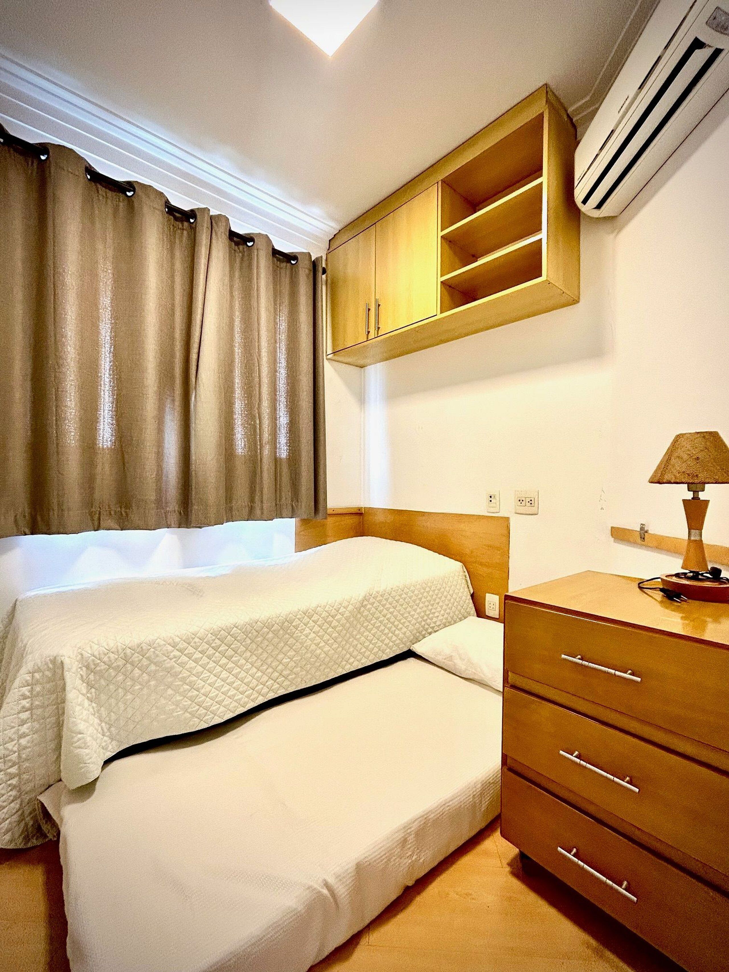 Apartment | Laptop workspace, blackout drapes, iron/ironing board, free WiFi