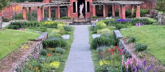 Beautiful home with Hudson River views & adjacent rushing waterfall in Hyde Park