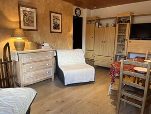 Interior - 200m from resort center, 5th floor, tv, 31m², Vars (Vars)