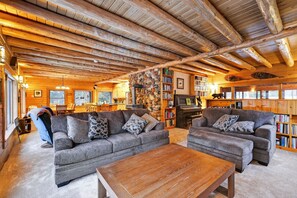 Interior - Buffalo Bliss - Magical Riverfront Cabin, Peaceful, & Fire Pit! (Island Park)