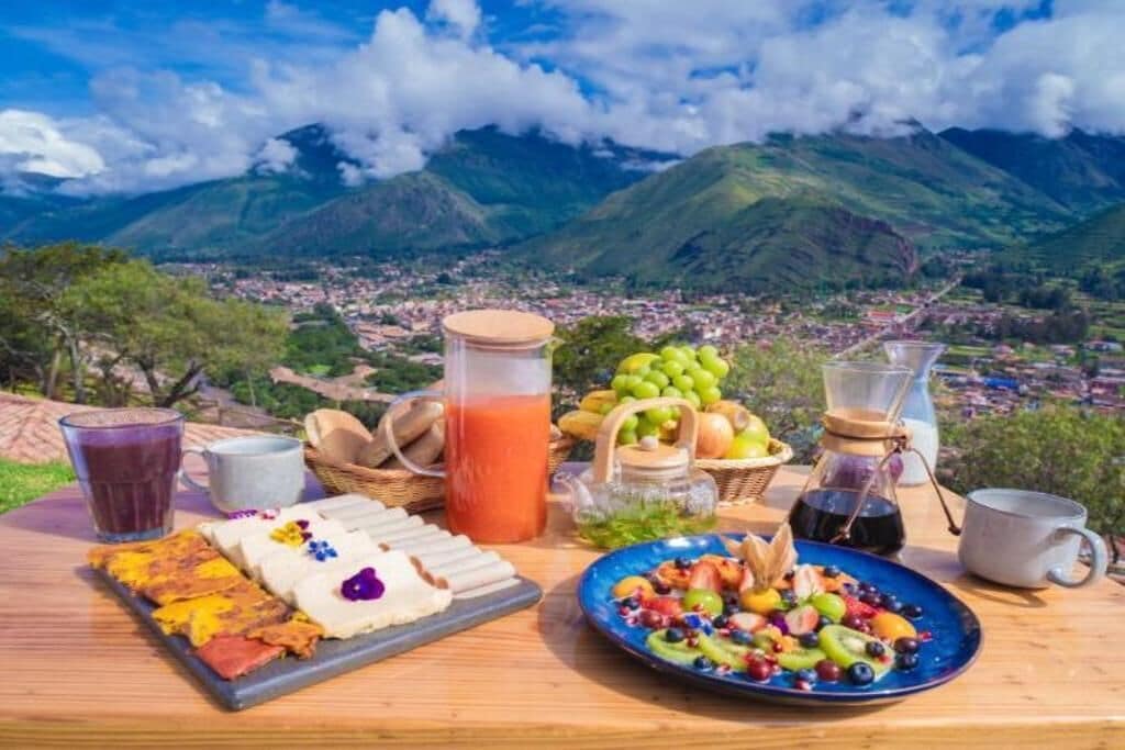 Phục vụ bữa sáng, bữa trưa, bữa tối, món thuần chay, nhìn ra vườn 