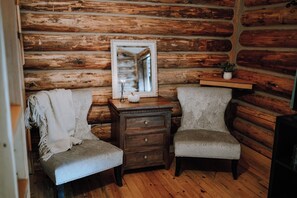 Interior - Birch Cabin: Mountain Escape | Sleeps 4 | No Cleaning Fees | Private Bathroom (Clearwater County)