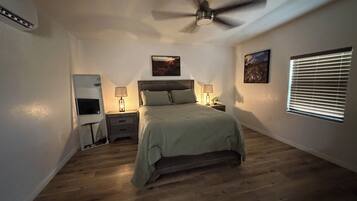 2 chambres, fer et planche Ă repasser, Wi-Fi, draps fournis