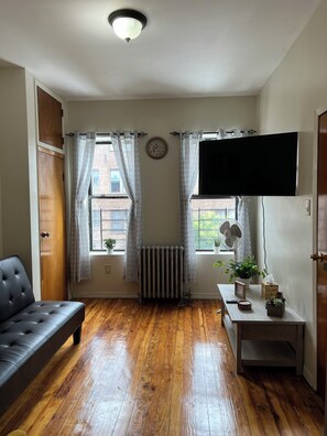 Living area - Cozy 1-bedroom apartment rental (Brooklyn)