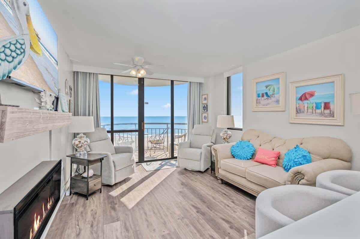 TV, fireplace, offices