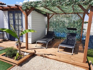Terrace/patio - Recent house near city center, 6 sleeps (La Tranche-sur-Mer)