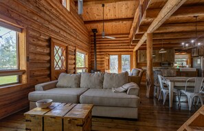 Smart TV, fireplace, books - Grand Teton Views Await at Cozy Teton Log Cabin (Alta)