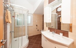 Een douche, een haardroger