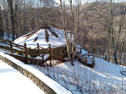 New - Round Chalet Home