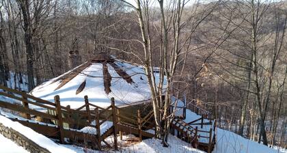 New - Round Chalet Home