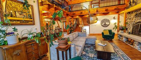 Smart TV, fireplace, DVD player, table football