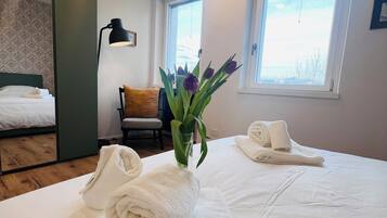 Bügeleisen/Bügelbrett, WLAN, Bettwäsche