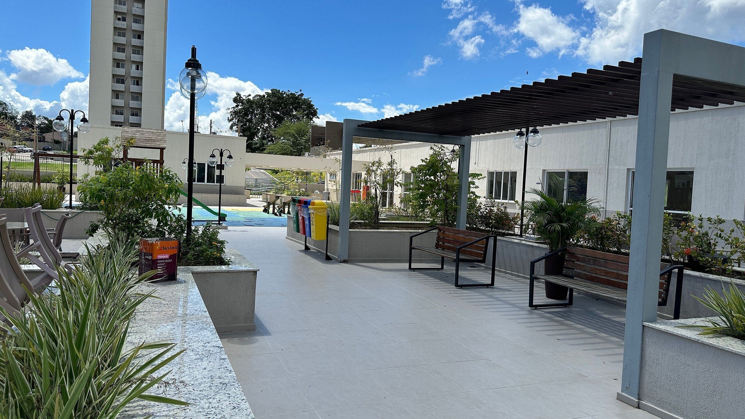 Apartamento básico | Terraço/pátio