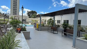 Apartamento básico | Terraço/pátio