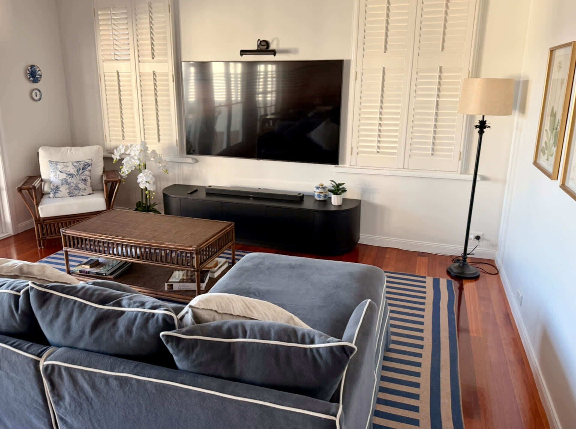 TV, stereo, offices