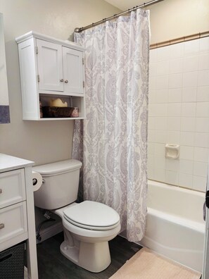 Hair dryer, towels, soap, toilet paper - Family friendly home in lovely Anchorage neighborhood - 5 minutes from airport (Anchorage)