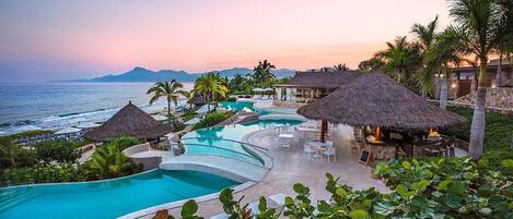 Indoor pool, outdoor pool