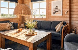 TV, fireplace - Beautiful home in Sydals with sauna (Sydals)