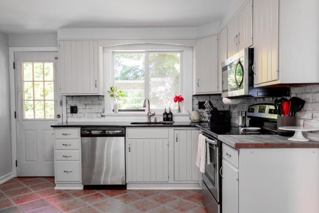 Superior-Haus, Terrasse, Gartenblick | Eigene Küche