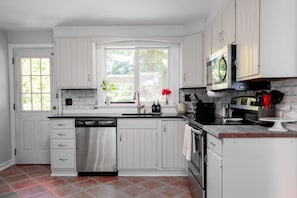 Superior-Haus, Terrasse, Gartenblick | Eigene Küche