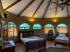 3 bedrooms, in-room safe, iron/ironing board, travel cot -  3BR Fully staffed Jungle Villa with Toucans, Mountains and Waterfalls! (CANA BLANCA)