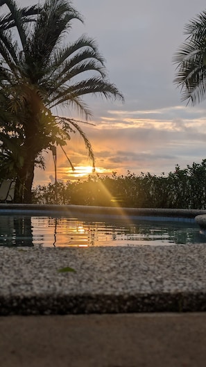 Outdoor pool -  3BR Fully staffed Jungle Villa with Toucans, Mountains and Waterfalls! (CANA BLANCA)
