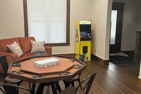 Games Galore! Classic arcade games, poker, darts, and more. Enjoy together time.
