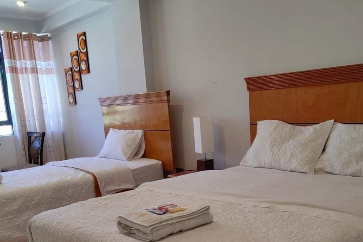 Family Double Room, City View