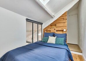 1 chambre, fer et planche à repasser, Wi-Fi, draps fournis