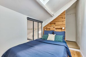 1 chambre, fer et planche à repasser, Wi-Fi, draps fournis