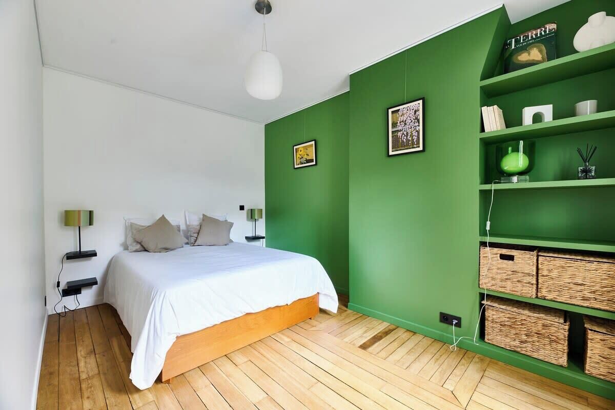 1 chambre, fer et planche à repasser, Wi-Fi, draps fournis