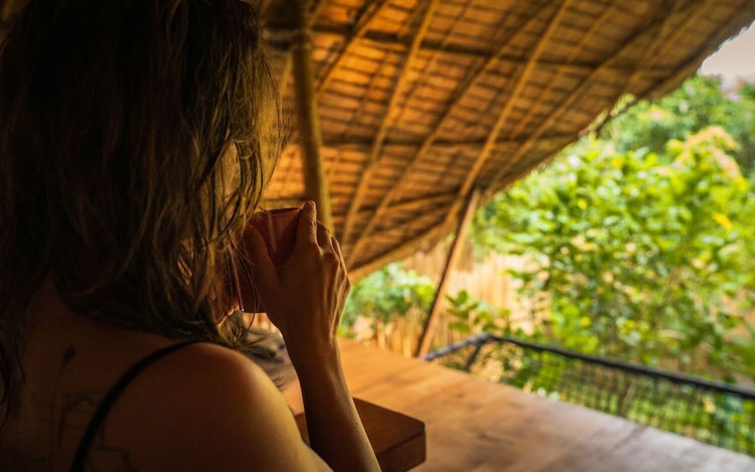 Vila, 1 Tempat Tidur King, AC, pemandangan sungai | Area keluarga