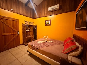 2 bedrooms, in-room safe, iron/ironing board, travel crib