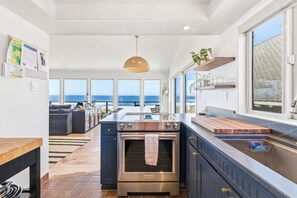 Fridge, microwave, oven, stovetop - Pacific Perch-Lux, 4 bed, oceanfront with huge views. (Pacific City)
