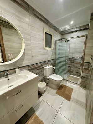 Hair dryer - Elegant 2BR Heliopolis Suite | Private Garden Terrace & A/C (Heliopolis)