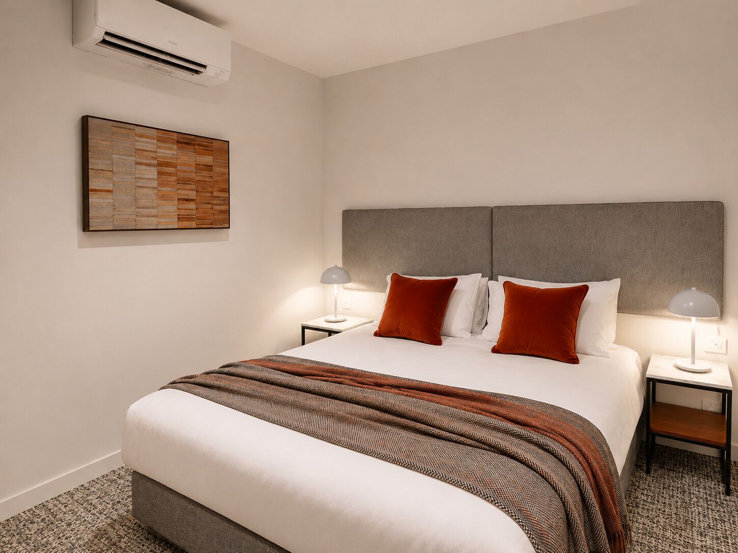 Premium bedding, pillowtop beds, in-room safe, desk