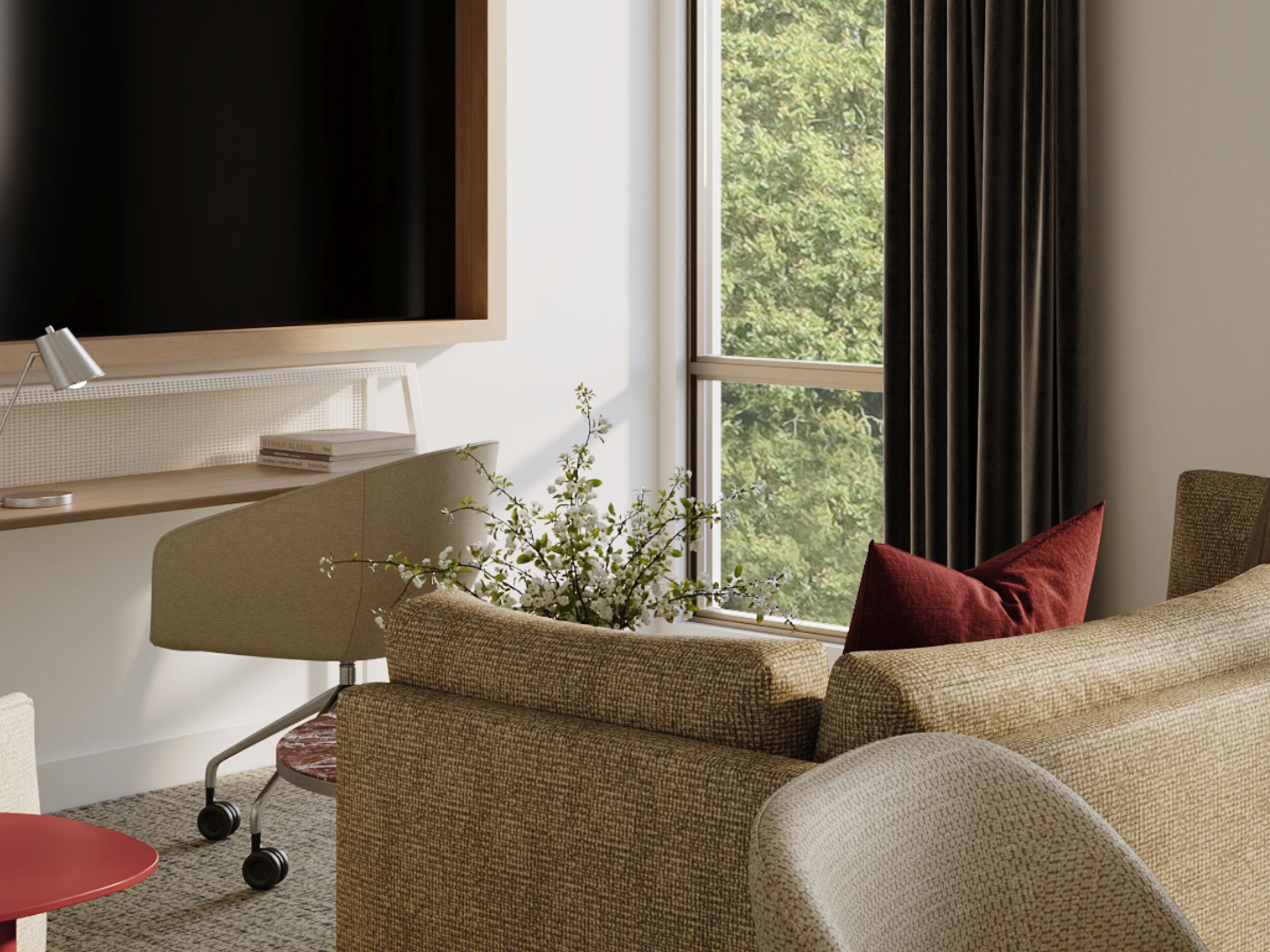 Premium bedding, pillow-top beds, in-room safe, desk